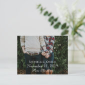 Sparen het Briefkaart van de Foto van de Datum (Staand voorkant)