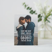 Sparen het Briefkaart van de Foto van de Datum (Staand voorkant)