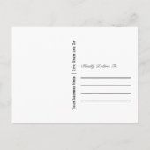 Sparen het Briefkaart van de Foto van de Datum (Achterkant)