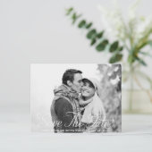 Sparen het Briefkaart van de Foto van de Datum (Staand voorkant)