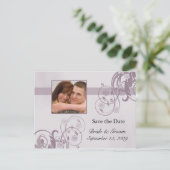 Sparen het Briefkaart van de Foto van de Datum (Staand voorkant)