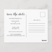 Sparen het Briefkaart van de Foto van het Manuscri (Achterkant)