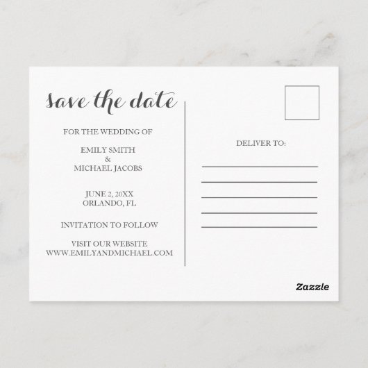 Sparen het Briefkaart van de Foto van het Manuscri (Achterkant)