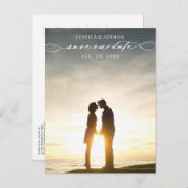 Sparen het Briefkaart van de Foto van het Manuscri (Voorkant / Achterkant)