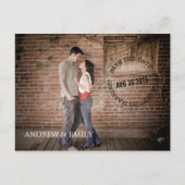 Sparen het Briefkaart van de Foto van het Poststem (Voorkant)