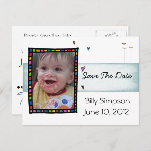 Sparen het Briefkaart van de Goedkeuring van de Da (Voorkant / Achterkant)