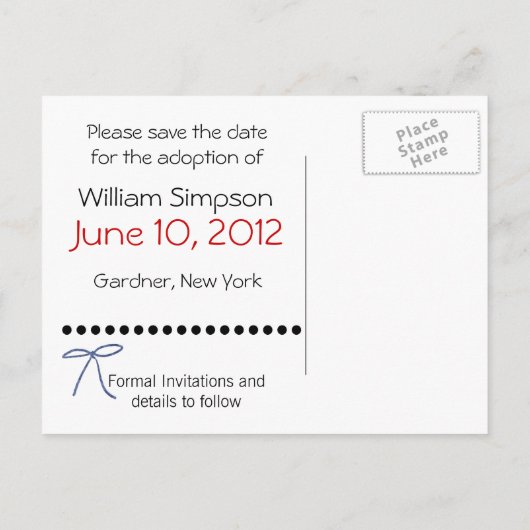 Sparen het Briefkaart van de Goedkeuring van de Da (Achterkant)