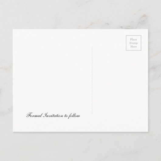 Sparen het Briefkaart van de Kieper van de Datum (Achterkant)