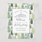 Sparen het Briefkaart van de Pijnbomen van de Part (Voorkant)