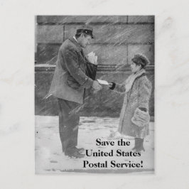 Sparen het Briefkaart van de Postdienst van de Ver