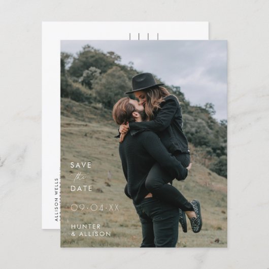 Sparen het Briefkaart van de Uitnodiging van de Da (Voorkant / Achterkant)