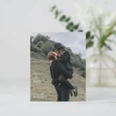 Sparen het Briefkaart van de Uitnodiging van de Da (Staand voorkant)