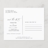 Sparen het Briefkaart van de Uitnodiging van de Da (Achterkant)