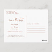 Sparen het Briefkaart van de Uitnodiging van de Da (Achterkant)