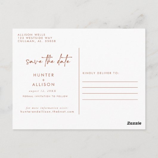 Sparen het Briefkaart van de Uitnodiging van de Da (Achterkant)