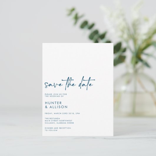 Sparen het Briefkaart van de Uitnodiging van de Da (Staand voorkant)