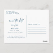 Sparen het Briefkaart van de Uitnodiging van de Da (Achterkant)