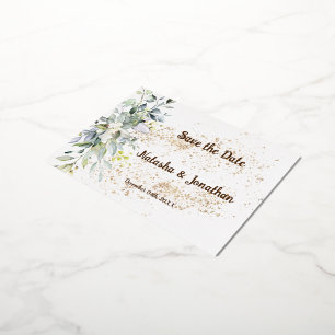 Sparen het Briefkaart van de Uitnodiging van de Fo