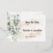 Sparen het Briefkaart van de Uitnodiging van de Fo (Voorkant / Achterkant)