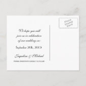 Sparen het Briefkaart van de Uitnodiging van de We (Achterkant)