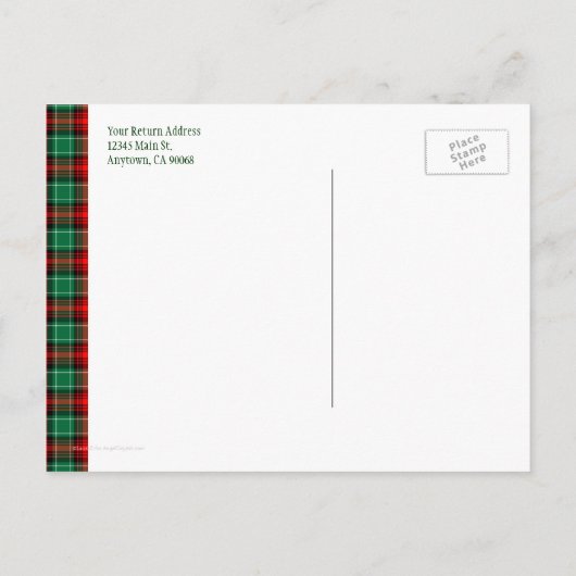 Sparen het Briefkaart van de Vergroenen van de Dat (Achterkant)