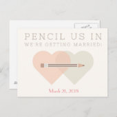 Sparen het Briefkaart van de Weddenschap van de Da (Voorkant / Achterkant)