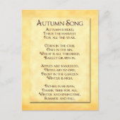 Sparen het Briefkaart van het Gedicht van de Thank (Voorkant)