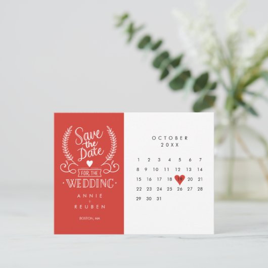 Sparen het Briefkaart van het Hart van het Hart va (Staand voorkant)