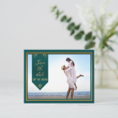 Sparen het Briefkaart van het Lijst van de Datum G (Staand voorkant)