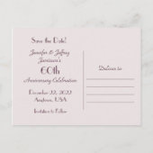 Sparen het Briefkaart van het Roos van de Partij v (Achterkant)