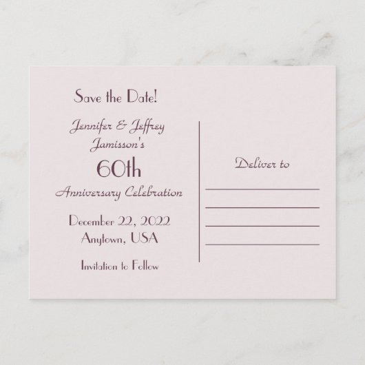 Sparen het Briefkaart van het Roos van de Partij v (Achterkant)