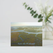 Sparen het Briefkaart Wetlands (Staand voorkant)