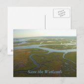 Sparen het Briefkaart Wetlands (Voorkant / Achterkant)