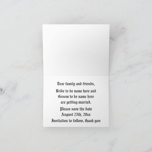 Sparen het bruine goud van datum steampunk aankondiging (Binnen)