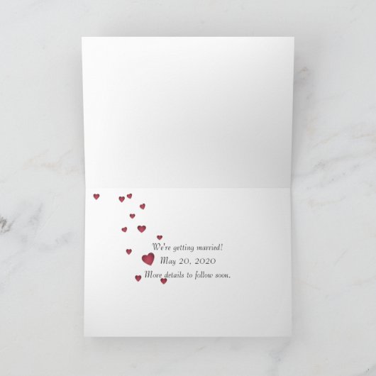 Sparen het Date-melting ijskarakter met rozen Aankondiging (Binnen)