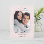 Sparen het de fotolijst van de Datum op hart Kaart (Staand voorkant)