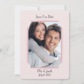 Sparen het de fotolijst van de Datum op hart Kaart (Voorkant)