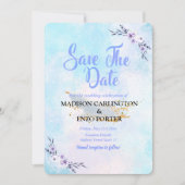 Sparen het Deeg van de Waterverf van de Datum Kaart (Voorkant)