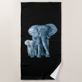 Sparen het Dierenvriend van de Kunst van de Olepha Strandlaken (Voorkant)