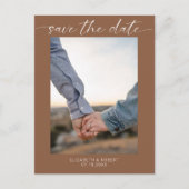 Sparen het Eenvoudige Moderne Manuscript van de Fo Aankondigingskaart (Voorkant)