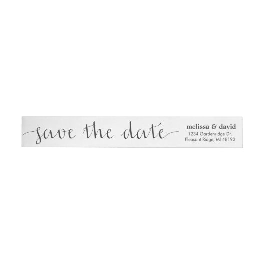 Sparen het Etiket van het Adres van de Terugkeer v (Individueel)