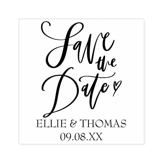 Sparen het Hand van het Manuscript van de Datum Rubberstempel (Afrduk)