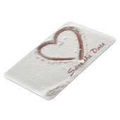 Sparen het Hart van de Datum van Zand Magneet (Linkerzijde)