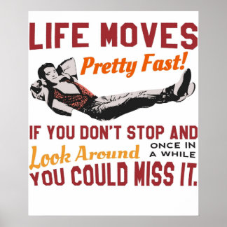 Sparen het Leven van de Ferris beweegt Snelle Cit Poster