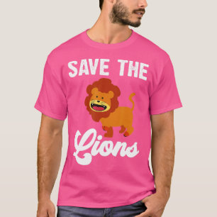 Sparen het Lion Wildlife Lion Safari Adventure T-shirt