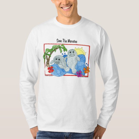 Sparen het Manatee T-shirt (Voorkant)
