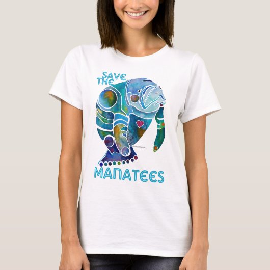 Sparen het Manatee T-shirt (Voorkant)