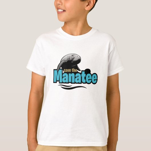 Sparen het Manatee T-Shirt (Voorkant)