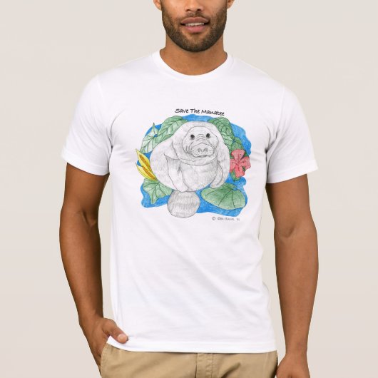 Sparen het Manatee T-shirt (Voorkant)