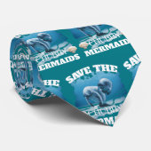 Sparen het Manateeg van de Zeemeermin van Chubby Stropdas (Opgerold)